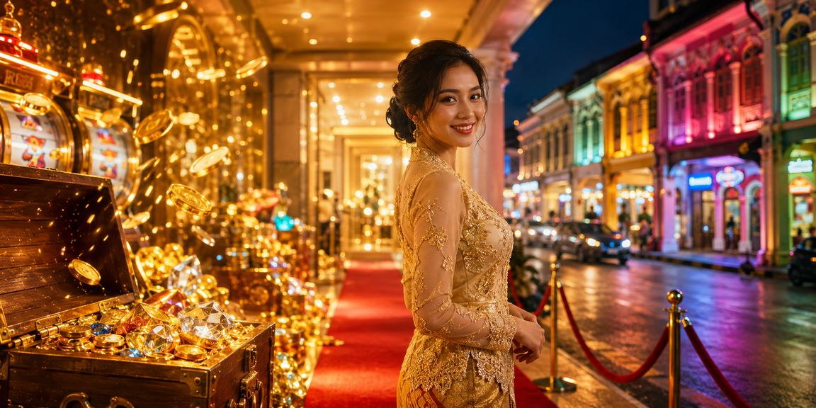 Suasana permainan digital bertemakan kebaya Penang — esport Malaysia 12100